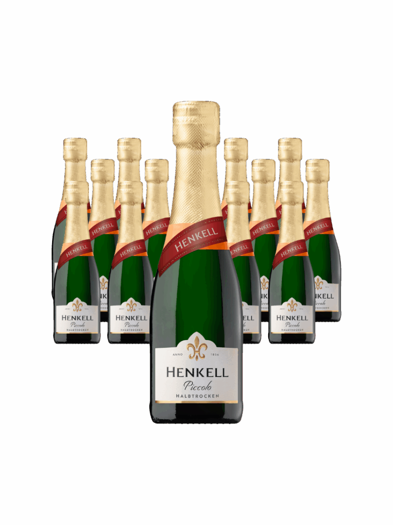 Henkell Sekt Halbtrocken Piccolo 0,20l (12 Stk.)