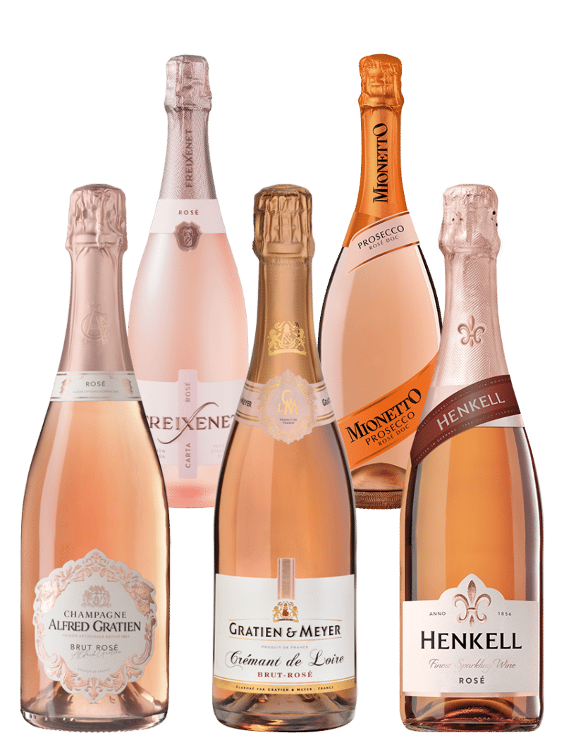 Rosé Schaumwein Kollektion