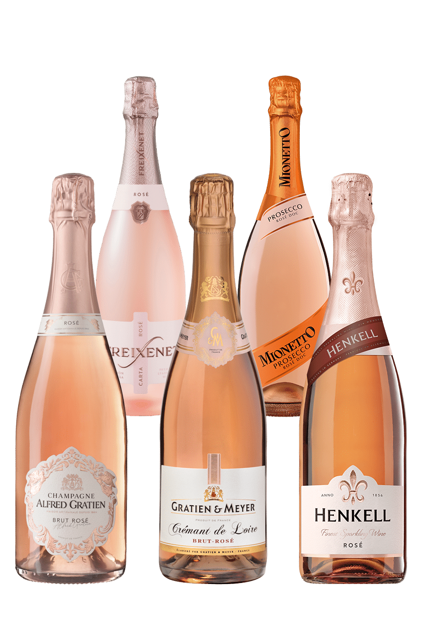 Rosé Schaumwein Kollektion